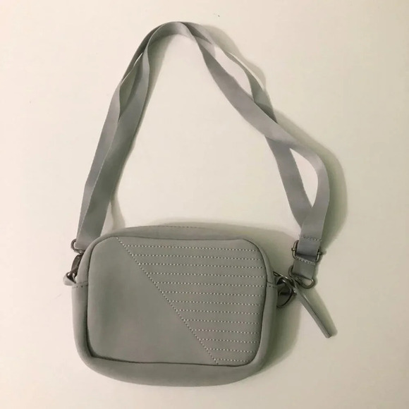 Vooray Sidekick Small  Crossbody Purse Gray Moto Bag - Picture 2 of 16